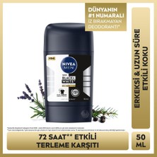 Nivea Men Erkek Stick Deodorant Black&white Epic Night 50 Ml,terleme Karşıtı,kumaş Koruması,alkolsüz