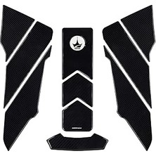 Indispensablely 11 Parça Honda NC750 2024-2025 ile Uyumlu Kaydırmaz Tank Pad – 6d Karbon | Çizilmeye Karşı Kalkan,