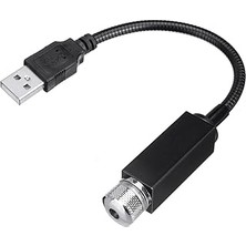 Indispensablely USB Giriş Otomobil Oto Araç Içi Ayarlanabilir Dekoratif Aydınlatma Disko Tavan LED Yıldız Işık