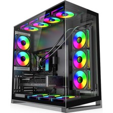 Zoko Father Siyah 9X12CM Argb Tower Kasa Kumandalı