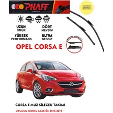 Duolight Opel Corsa E Ön Cam Silgeç Seti 2015-2019 Arası Araca Özel Aparat