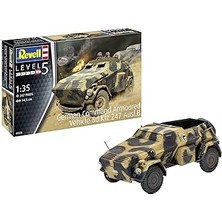 Indispensablely Revell German Zırhlı Araç SD.KFZ.247 Ausf.b Model Kit Askeri Araç