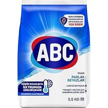 Indispensablely Abc Deterjan Matik Parlak Beyazlar 5,5 kg