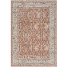 Seyran Peru 10207 Terra Antialerjik Polyester Makine Halısı – Dokuma Tabanlı, Düz Saçak, Leke Tutmaz