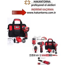 ALWAYSSPEED Ht-- Arm  Şarjlı Somun Sökme Sıkma Vidalama Seti Şarjlı Darbeli Matkap 10MM Çelik Mandren 60 Nm