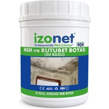 İZONET 909 Nem ve Rutubet Boyası (Su Bazlı) 1 kg