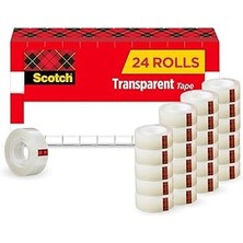 Indispensablely "şeffaf Glossy Tape, 3/4" x 1000 ", 1 Core, Clear, 24/paket