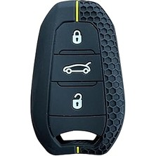 Indispensablely Autohan Keys Peugeot 2o8 3o8 5o8 2oo8 3oo8 5OO8UYUMLU Rifter Citroen Petek Desenli Anahtar Kılıfı S