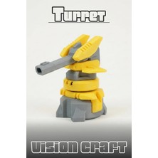 Modelerman Design Draco Long Range Turret Figür 3D Baskı Model Koleksiyon Oyun Diorama Kişiselleştirilebilir Hediye