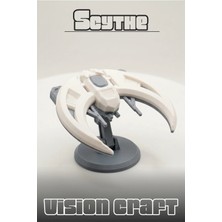 Modelerman Design Lunar Scythe Figür 3D Baskı Model Koleksiyon Oyun Diorama Kişiselleştirilebilir Hedi