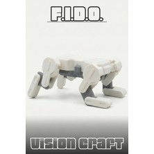 Modelerman Design F.ı.d.o Robot Figür 3D Baskı Model Koleksiyon Oyun Diorama Kişiselleştirilebilir Hediye