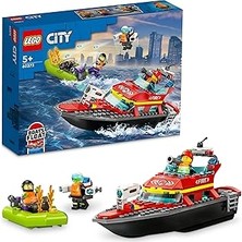 Indispensablely Lego® City Itfaiye Kurtarma Teknesi 60373-5 Yaş Üzeri Uygulamalı Oyunları Seven Çocuklar Için Oy