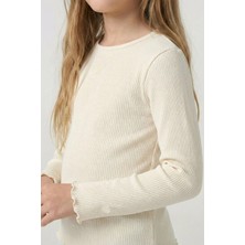Dmb Kids Kız Çocuk Fitilli Kalpli Badi DMB-9950
