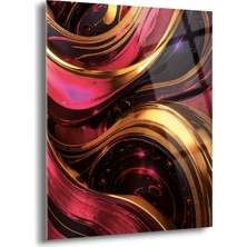 Shiny Art Soyut Cam Tablo - MOD062