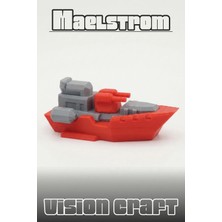 Modelerman Design Iron Maelstrom Robot Figür 3D Baskı Model Koleksiyon Oyun Diorama Kişiselleştirilebilir Hediye