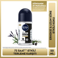 Nivea Men Erkek Roll-On Deodorant Black&white Epic Night 50 Ml,terleme Karşıtı,kumaş Koruması,alkolsüz