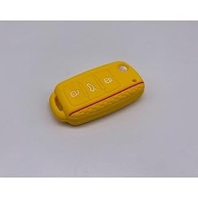 Indispensablely Parça Deponuz (1023) Silikon Anahtar Kılıfı, Anahtar Kabı Volkswagen Golf 6 ile Uyumlu