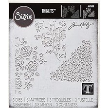 Indispensablely Sizzix Thinlits Delgeç Şablonları-Geschenkgutscheinbeutel Tim Holtz, Çelik, Çok Renkli, 19.1 x 14.4