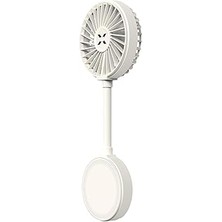 Indispensablely Xenon Manyetik Fan Taşınabilir Vantilatör USB Type-C Şarj Edilebilir Sessiz 3 Hız Kadem