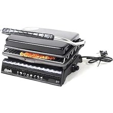 Indispensablely Dökümix Organik Demir Döküm Izgara&amp; Tost Makinası Gri Izgara Aparatlı,fırçalı,yağdan