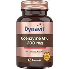 Indispensablely Dynavit Coenzyme Q10 (Ubikinon) 200 30 Yumuşak Kapsül 200 - KOENZIMQ10
