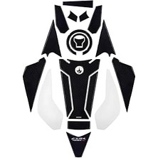 Indispensablely 20 Parça Honda CBR500 2025 ile Uyumlu Kaydırmaz Tank Pad – 6d Karbon Transparan | Çizilmeye Karş