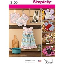 Indispensablely Simplicity El Havlusu Elbise/tencere Fırın Kesim Şablonu, Kağıt