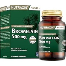 Indispensablely Nutraxin Herbal Bromelain 500 Edici Gıda (1 x 60 Adet)
