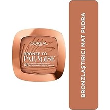 Indispensablely L'oreal Paris Bronze To Paradise Mat Bronzlaştırıcı Pudra - 02 Baby One More Tan