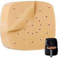 Indispensablely Bolivia's Hava Fritöz Kağıdı, 200 Adet Yapışmaz Geçirmez Su Geçirmez Kağıt, Gıda Grade Hav