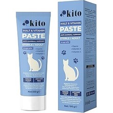 Indispensablely Kısır Veya Yetişkin Kediler Için Tüy Yumağı Önleyici Sistemi Destekleyici Malt Macunu