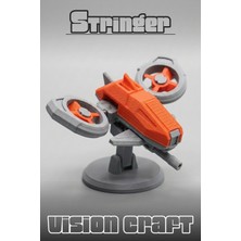 Modelerman Design Stinger Drone Figür 3D Baskı Model Koleksiyon Oyun Diorama Kişiselleştirilebilir Hediye