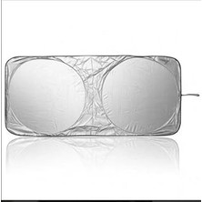 Indispensablely Araba Ön Cam Güneşlik Yer Kaplamaz, Kolay Kurulum Katlanabilir (150CM x 70CM) - Uv Koruma Isı