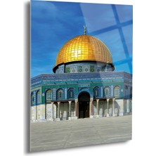 Shiny Art Mescid-I Aksa Islami Cam Tablo - ISL107