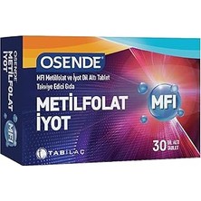 Indispensablely Osende Mfi Metilfolat &amp; Iyot 30 Tablet