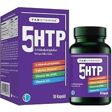 Indispensablely 5-Htp 30 Bitkisel Kapsül Valerian B6 P5P D3