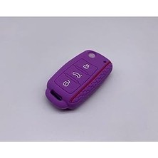 Indispensablely Parça Deponuz (1109) Silikon Anahtar Kılıfı, Anahtar Kabı Volkswagen Jetta ile Uyumlu