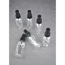 Only Home 6 Adet Plastik Boş Sprey Fısfıs Şişesi 100 ml Püskürtücü Şişe