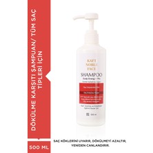Kaft Noble Face Scalp Energy+Pro-Aminexil+Procapil+Redensyl Içeren Güçlü Saç Dökülme Karşıtı Şampuan 500ML