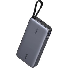 Ugreen Nexode 25.000 Mah 165W Akıllı Ekranlı, Dahili Usb-C Kablolu, Hızlı Şarj Powerbank, 55995B