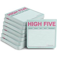 Indispensablely Knock Knock Yüksek Beş Yapışkan Not Defteri, Her Biri 7,62 x 7,62 Cm, 8 Adet (Pastel Baskı)