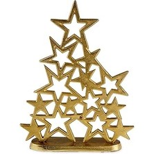 Indispensablely Epsilon Yıldız Ağaç Gold 24X6 cm