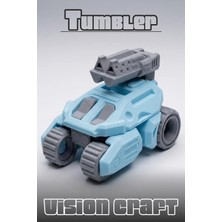 Modelerman Design Beetle Tumbler Figür 3D Baskı Model Koleksiyon Oyun Diorama Kişiselleştirilebilir Hediye