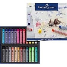 Indispensablely Faber-Castell Creative Studio Toz Pastel Boya, Soft, 24 Renk