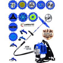 Cros Lombard Italy 11-Xl Royale Sırt Tipi Benzinli Ot Çalı Çim Biçme Tırpanı+ Full Bahçe Setli Hali Yıkamalı