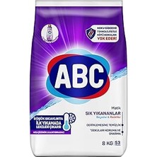 Indispensablely Abc Deterjan Matik Sık Yıkayanlar 8 kg