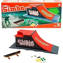 Indispensablely Simba, 103304653, Parmak Kaykayı Extreme Rampa Oyun Alanı, Özel Motifli Kaykay, 8 Yedek Tekerlek, A