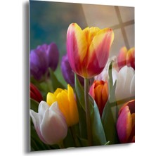 Shiny Art Laleler Cam Tablo - MOD113