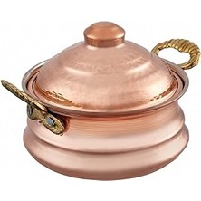 Indispensablely Alacahöyük Bakır Mini Güveç 8 cm