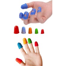 Hodbehod 10 Adet 5 Parmak Kaydırmaz Silikon Koruyucu Parmaklık